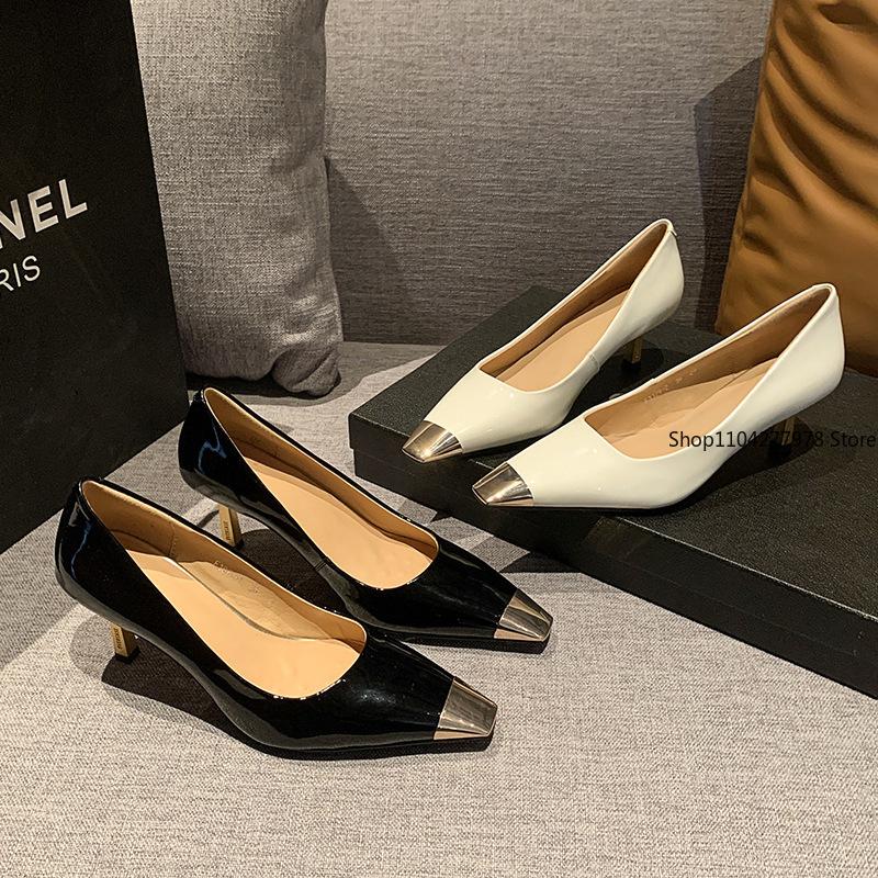 Fashion 2025 Spring New Brand Women Pumps Shoes Fashion Ladies Elegant Outdoor Dress Single Shoes Thin High Heel Party Pumps