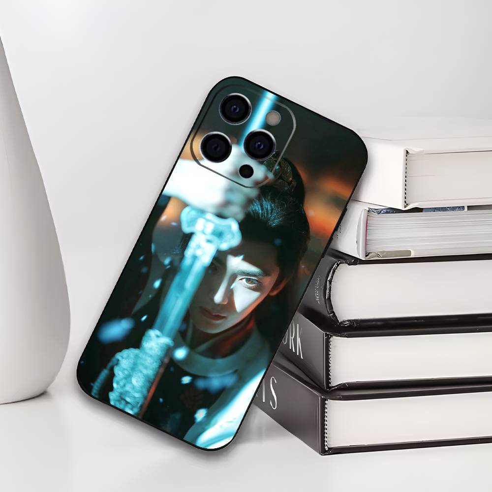 Hou Minghao The Unclouded Soul The Glory and Atake Phone Case For IPhone17,16,15,14,13,12 Pro,Max,Plus, soft case Black silicone