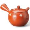 Green Teapot with Made In Japan J-kitchens Tokoname-yaki Nozomi-ami Strainer, 280cc,
