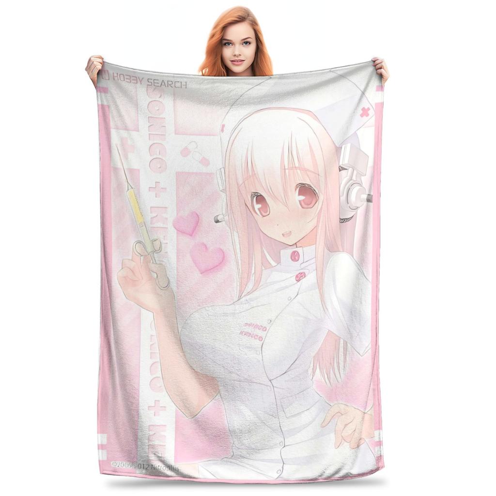 Japanese Sonico Blanket Quality Super Soft  Throw Blanket Winter Child Bedroom Fashion Bedspread