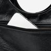 Elegant Soft Leather Crossbody Bag Multi-Compartment Large Capacity Shoulder Bag Handle Messenger Bag Female