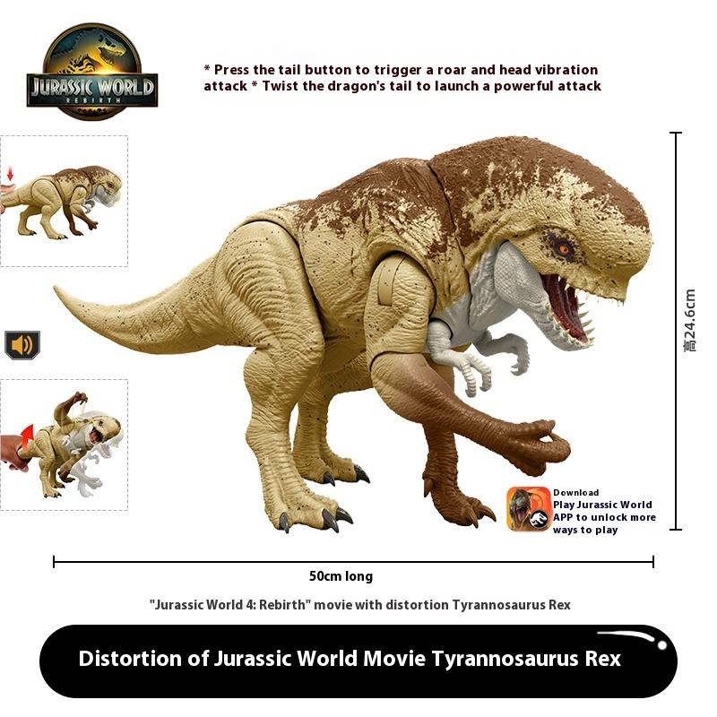 Jurassic World - Die wunderbare Welt der Wunder: Rebirth 4 Spinosaurus Actionfigur Modell Simulierte Dinosaurier Modell Spielzeug Kindergeburtstagsgeschenk