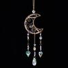 Moon Love Heart Charm Dreamcatcher Garden Window Decorations Crystal Pendant