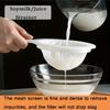 2pcs Strainer, Mesh Strainers,100 Mesh Strainers For Kitchen, Strainers Fine Mesh, Food Filter Strainer, Strainer For Flour Soy Milk, Kitchen Utensils