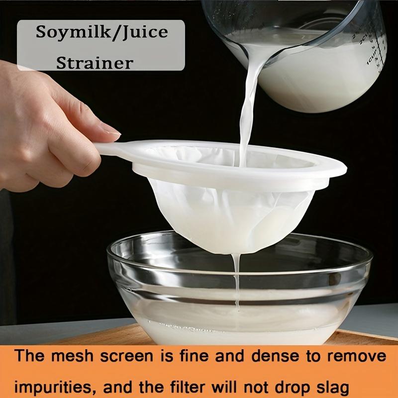 2pcs Strainer, Mesh Strainers,100 Mesh Strainers For Kitchen, Strainers Fine Mesh, Food Filter Strainer, Strainer For Flour Soy Milk, Kitchen Utensils