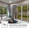 Window Privacy Film One Way Daytime Mirror Tint UV Heat Control Vinyl Stickers Sun Block Glass Paper Door Covering Reflective