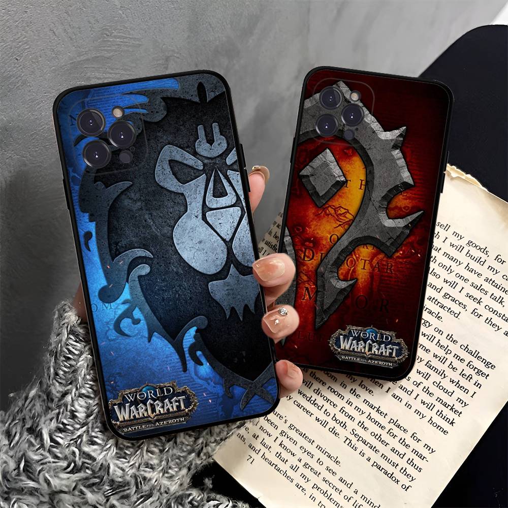 Game World Of Warcraft Phone Case For IPhone 14 Plus 13 Mini 11 16 15 17 Pro Max Protection Shockproof