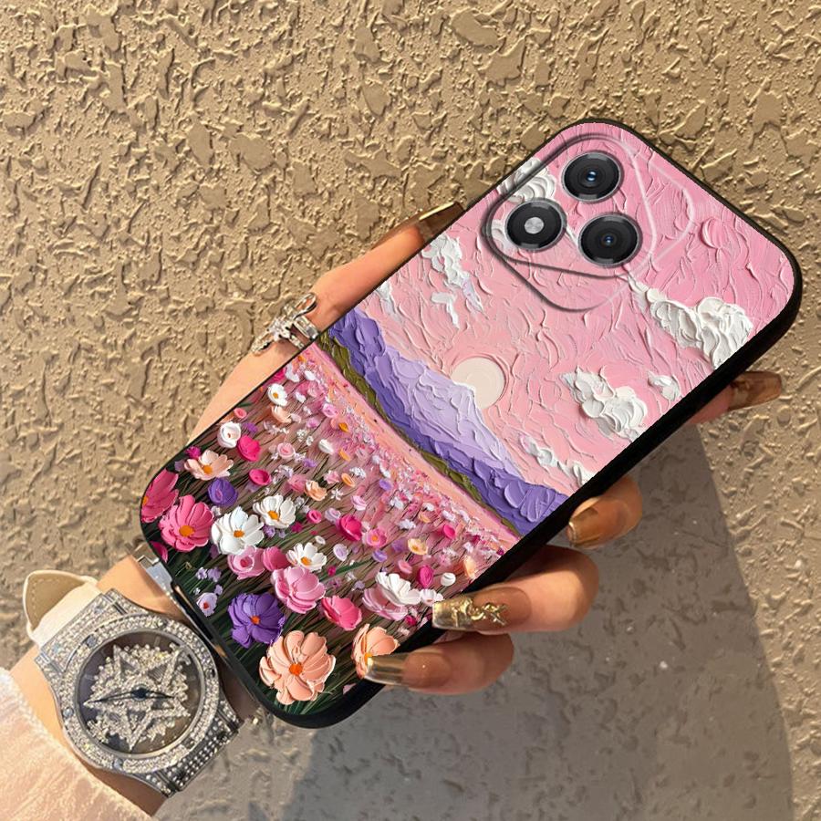 Funda Phone Cover Case for Honor X6 X8 X7 X9a X5b Magic5Lite 70 200 400 Lite 8X 90 Creative Oil Painting Scenery