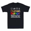 Unisexs Huunisex Funny Cotton Vary Colors May Beings 100 Lgbt Gift Tshirt Organic