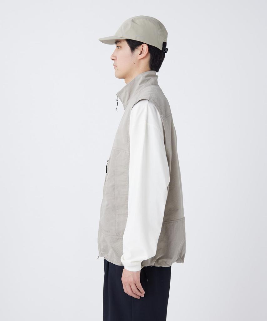 Insect Shield Vest Outerwear Vest GREIGE L [Snow Peak] VT-26SU006 Mid-layer Men's Women's