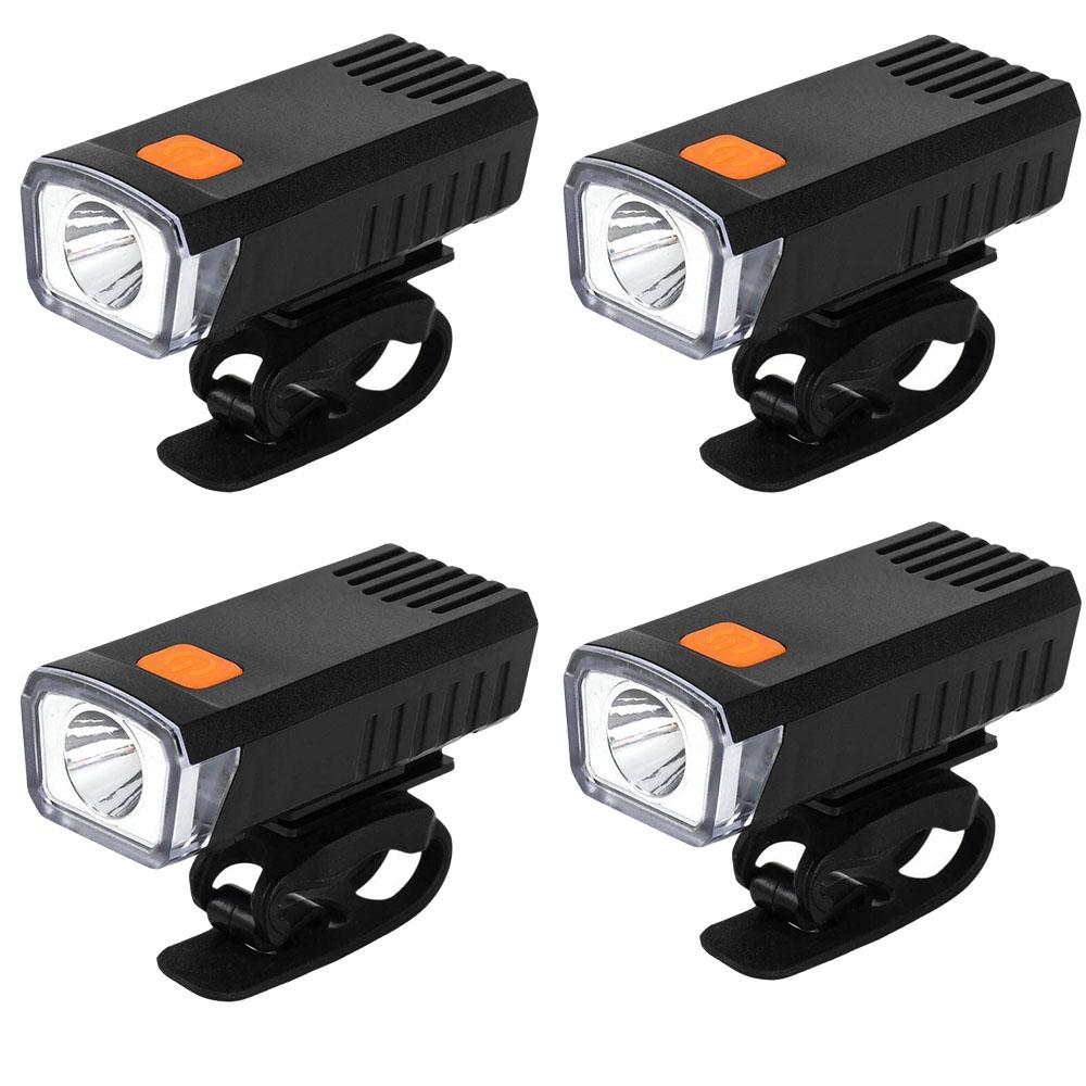 Fahrrad Frontlichter USB LED Wiederaufladbar Wasserdicht Mountainbike Scheinwerfer Fahrrad Sicherheitswarnlicht Fahrradzubehör