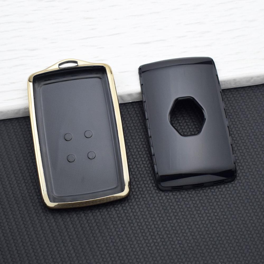 Car Key Case Cover For Dacia Sandero TPU Key Fob Holder For Renault Clio Captur Megane 4 Kadjar Koleos Arkana Talisman Espace