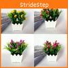 Vibrant 20 Heads Artificial Lily Flower Potted Plant Perfect For Wedding And Party Arrangements