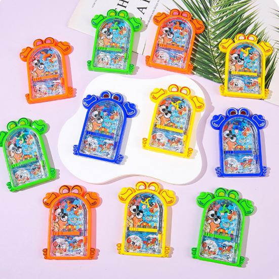5Pcs Bead Maze Pinball Game Machine Toddlers Boys Girls Educational Cartoon Crab Handheld Rolling Ball Labyrinth Toy Party Favors