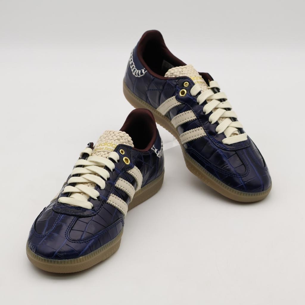 JH9825 Wales Bonner adidas Samba Blu Collegiate Bianco Meraviglia Rosso Notte (Uomini)