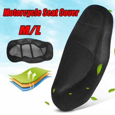 Motocicletta Tessuto a Rete 3D Imbottitura Antiscivolo Sedile Scooter Sedile Bici Elettrica Coprisedile Traspirante Impermeabile Coperture Cuscino Rete di Copertura
