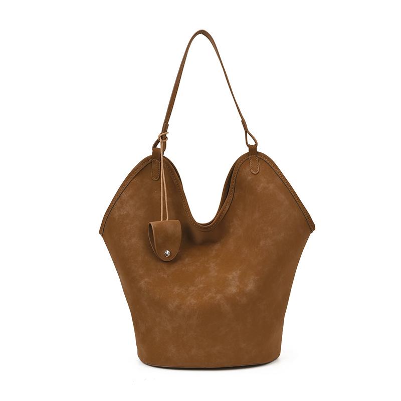 Retro Style Underarm Bag Women's Autumn Fashion Commuter Tote Bag Large Capacity Mother and Child Shoulder Bag