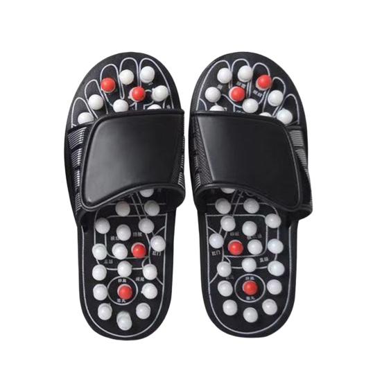 1 Pair Acupressure Massage Slippers Plantar Fasciitis Pain Relief Muscle Relaxation Foot Massager Home Acupuncture Sandals Slides Shoes