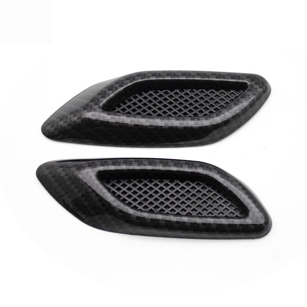 Car Hood and Fender Carbon Fiber Vent Stickers