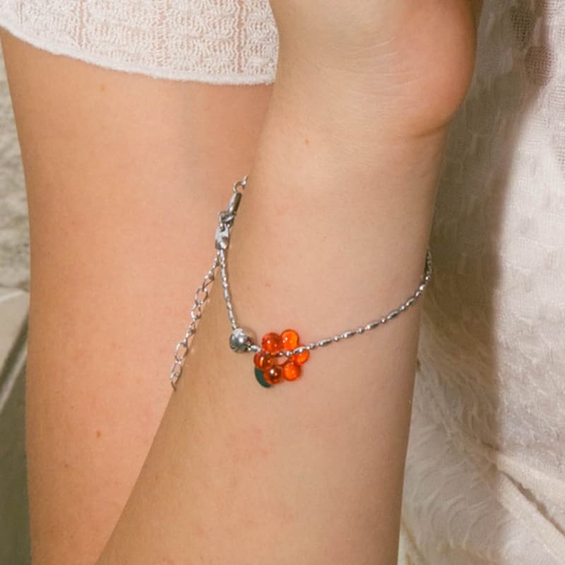 

Pearlymore Orange Flower Ball Chain Bracelet_PM24B004HS free