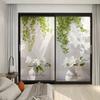 Translucent Opaque Window Film - Privacy Sticker for Bedroom, Balcony, Living Room, Sliding Door, and Bathroom.