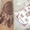 Beauty Sticker Brown Red Tattoo Sticker Waterproof Lace Tattoo Sticker Tattoo