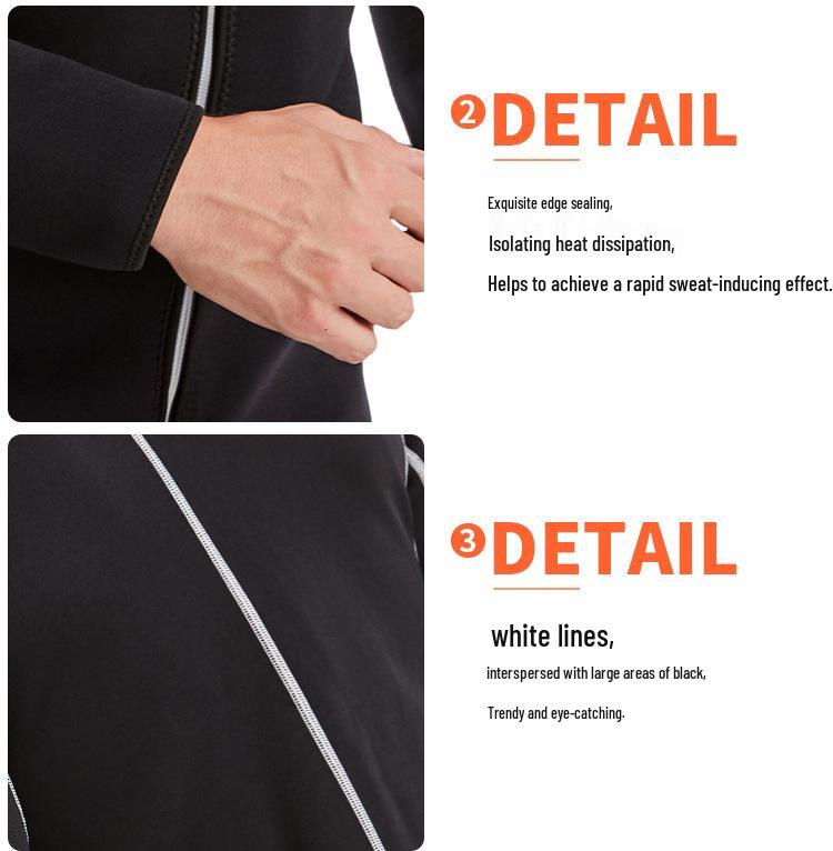 Men's Neoprene Sweat-Inducing Fitness Vest for Body Shaping