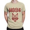 Deicide Maroon Funny 100 Cotton TShirt Deicide Tops Tees For Unisex