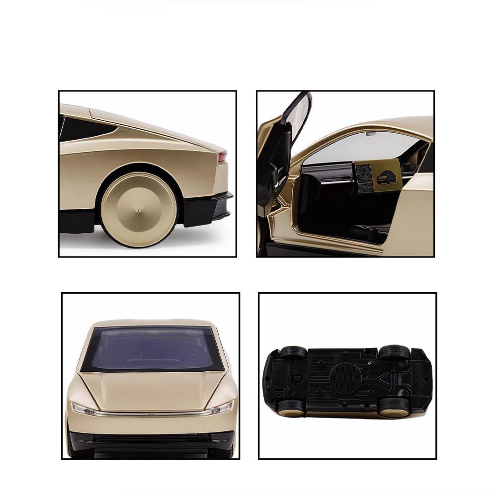 1/32 Tesla Cybercab Robotaxi Fahrerloses Taxi Legierung Metall Druckguss Modellauto Zuhause Trendige Spielzeuge Ornamente Ausstellungsstücke Sammlungen Dekorationen