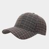 Plaid Fashion Literary Retro Street Painter Hat Men's and Women's Outdoor Leisure Breathable Sunshade Versatile Baseball Cap