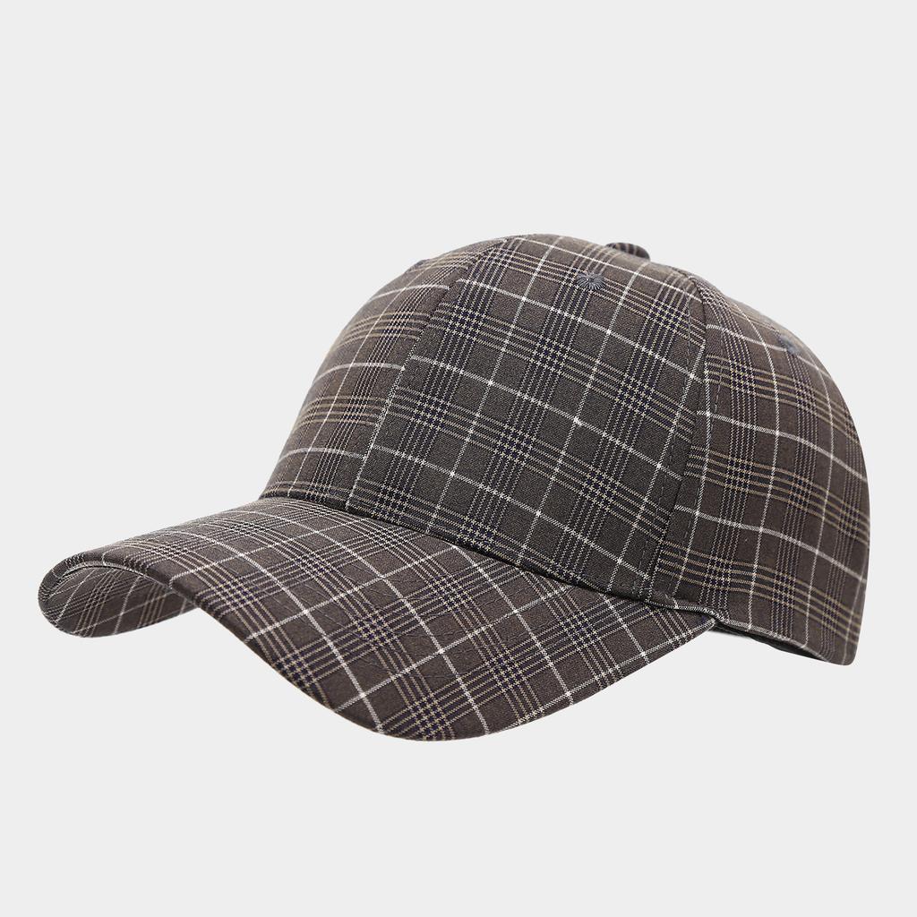 Plaid Fashion Literary Retro Street Painter Hat Men's and Women's Outdoor Leisure Breathable Sunshade Versatile Baseball Cap