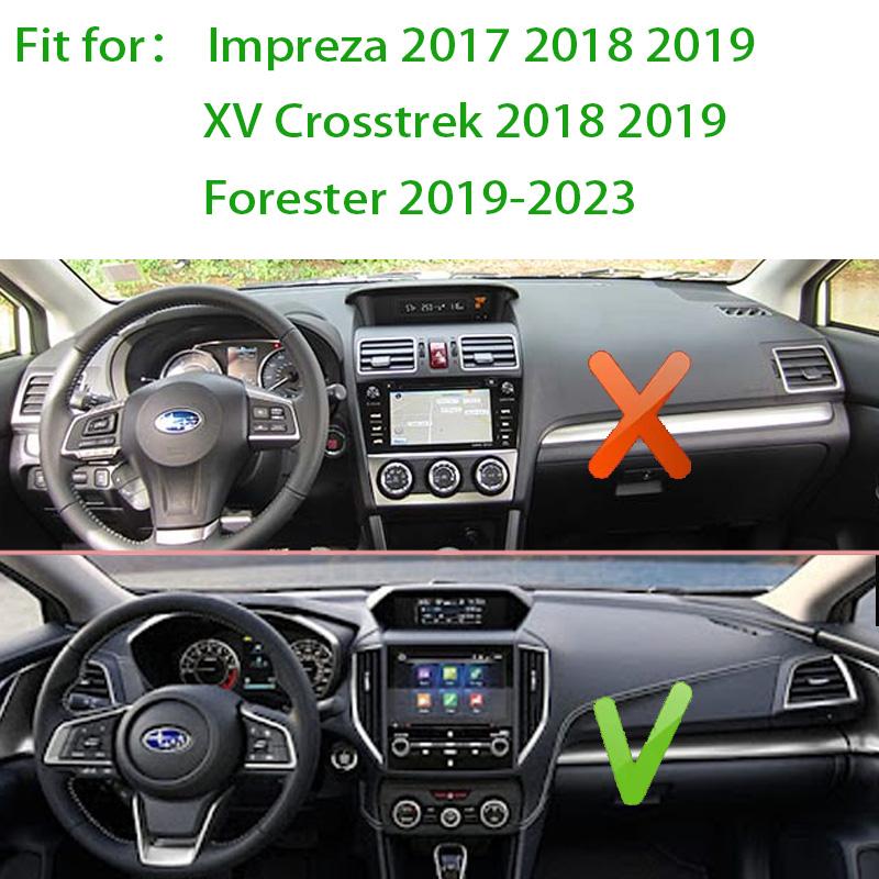 Car Dashboard Mat for Subaru Impreza XV Crosstrek 2017 2018 2019 Sunshade Protective Carpet Dash Mat Dashmat