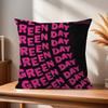 GGreen DDay Band Album  Pillowcases Home Bedding Decorative Pillow Cover Wedding Super Soft Pillow Case