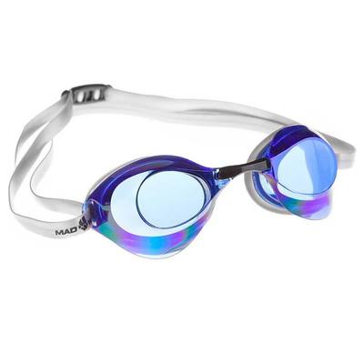 Madwave Occhialini da nuoto in plastica con rivestimento a specchio Turbo Racer II Rainbow