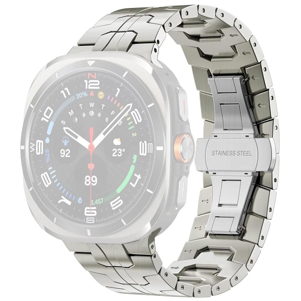 Butterfly Buckle Strap for Samsung Galaxy Watch8 44mm/40mm/Watch8 Classic 46mm Titanium Alloy Watch Band