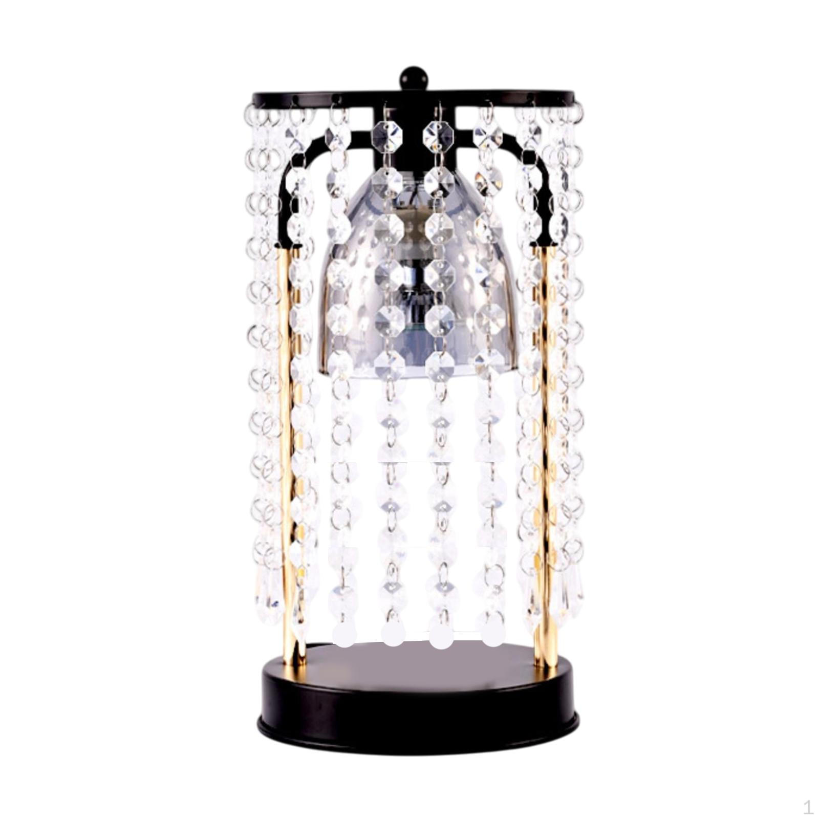 

Подогреватель свечей Лампа для подарка на день рождения Настольное украшение Современный с 2 лампочками Декор для спальни Беспламенный Аромат Black