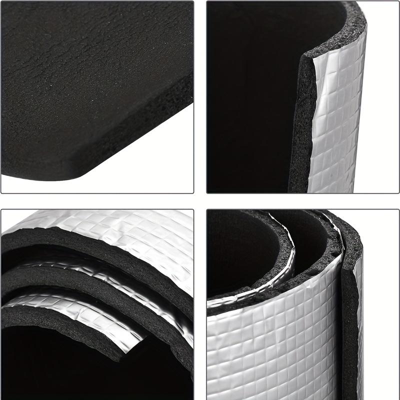 Self-Adhesive Aluminum Foil Insulation Roll Heatproof Soundproof and Noise Reduction for Car RV Foam Floor Roof Pipe Insulation