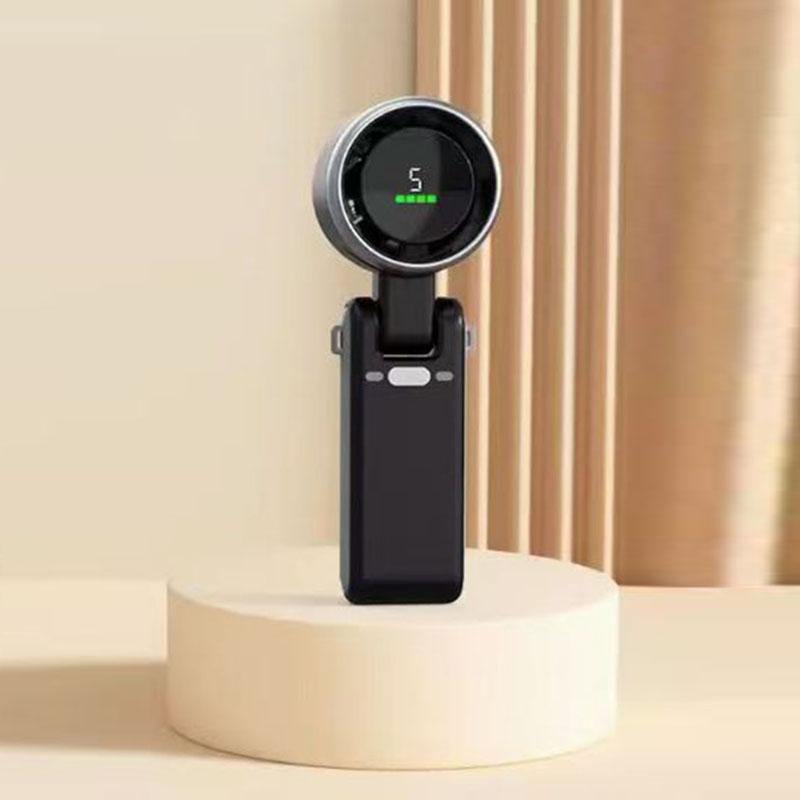 

2025 Новый портативный электрический вентилятор Креативный складной ручной вентилятор высокой мощности USB Перезаряжаемый мини-вентилятор Подвесной на шею Маленький вентилятор