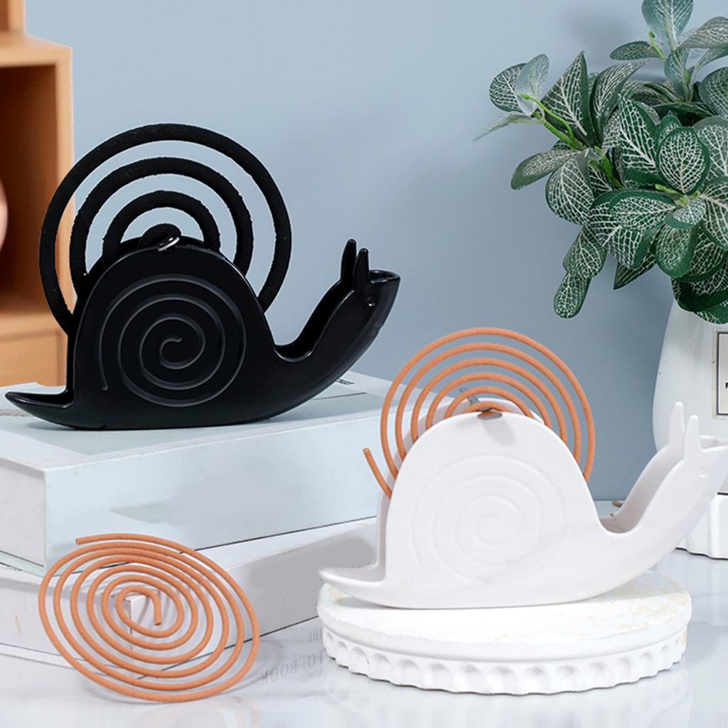 Repeller Incense Stick Holder With Storage Tray Incense Coil Snail Holder Rack Bedroom Living Room Fireproof Incense