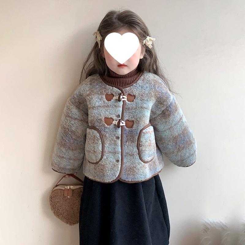 

Girls Winter Fleece Three-Piece Set - Fashionable, Thick, Cozy Outfits for Baby Girls (2025 Edition) 130cm