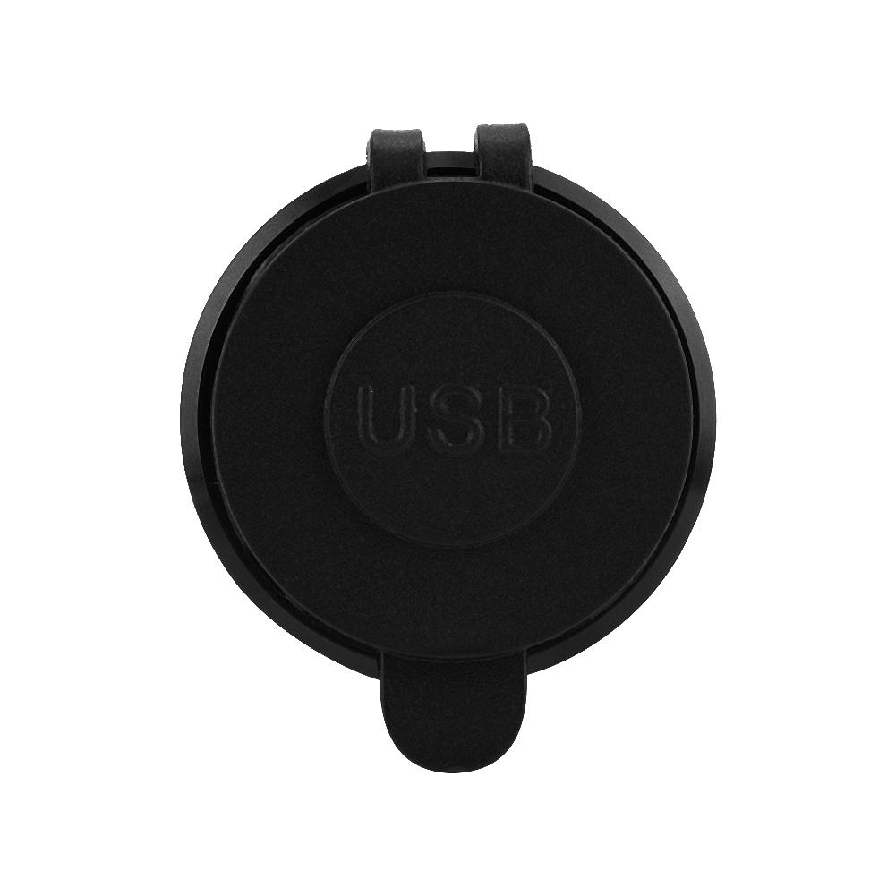 5V 4.8A Aluminium Alloy Dual USB Charger Socket Power For 12 24V Car