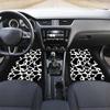 4 Sets Sexy Leopardenmuster Auto-Fußmatten-Sets, Elegante Auto-Innenraum-Dekorations-Teppiche, Universelle Rutschfeste Auto-Fußmatten