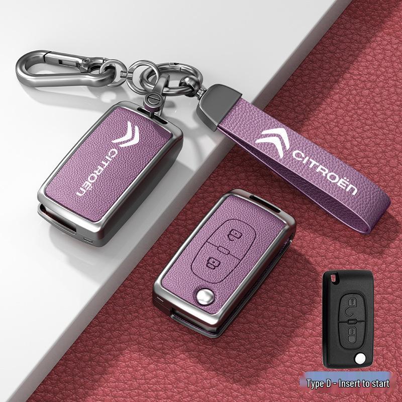 Car Key Cover & Buckle for Citroen C3XR, C4L, Tianyi, C5, C4 Sega, Elysee, C6 Models