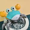 Crab Toy Musical Sound Light Electronic Walking Moving Dancing Sensory Induction Crab Toy Green