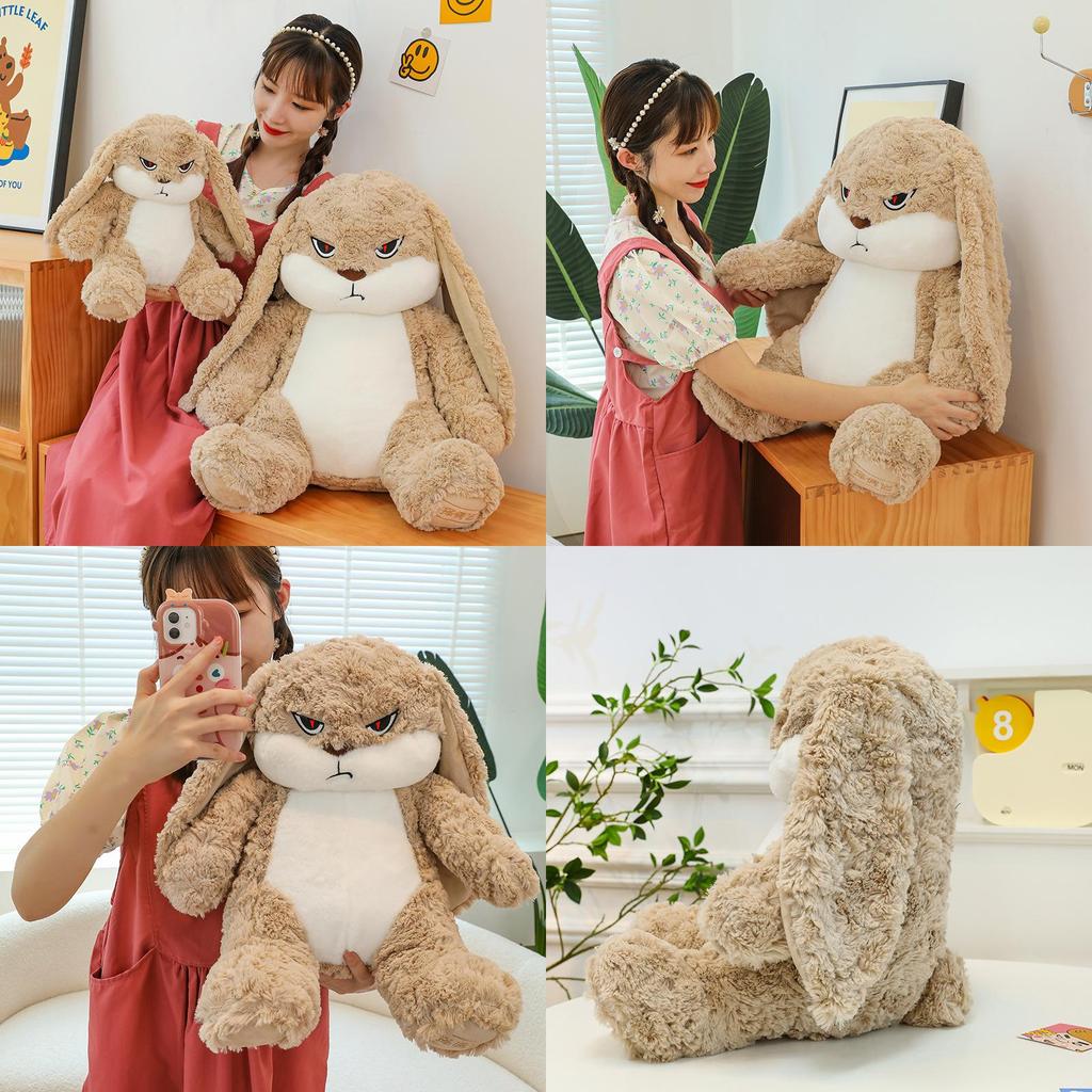 Cute Rabbit Plush Toy Adorable Stuffed Bunny Doll For Girls Birthday Gift Soft And Comforting Bedtime Bunny