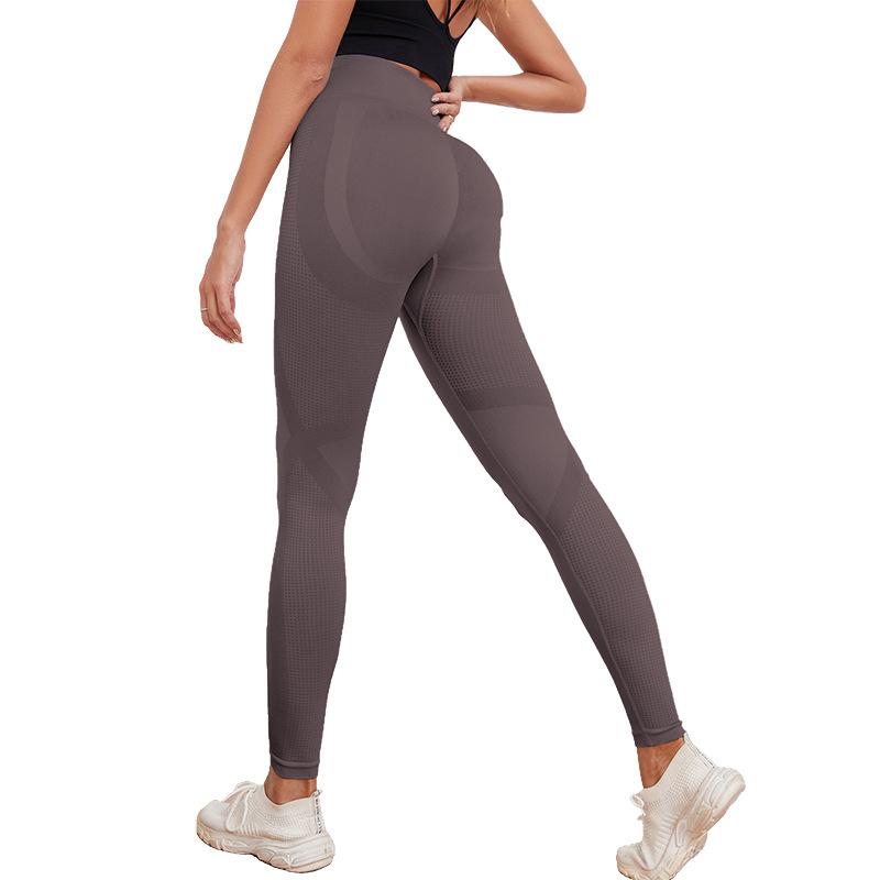 Women's High Waist Yoga Pants Peach Butt Lifting Leggings Quick Dry Running Pants Summer