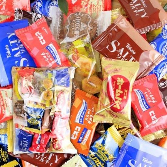 Assorted Pack 15 Types Biscuit Cookies Large Capacity 44 Pieces Variety Sampling Country Maam Salty Bisco Pie No Mi Morinaga UP GIF Original Package.