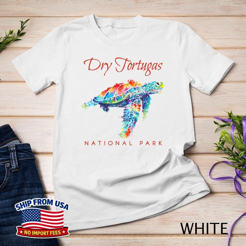Dry Tortugas National Park Watercolor Sea Turtle Unisex T-Shirt