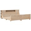 VidaXL Cadre de lit sans matelas 180x200 cm bois massif de pin, sommier, cadre de lit double, cadre de lit en bois massif, 3323758