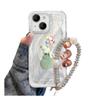 Applicable To Apple 15 Mobile Phone Case Iphone14 Balloon Bear Bracelet 13pro Feather Yarn 12 New Women's Model 11 High-end X